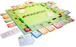German Monopoly Board In The Middle Of A Game